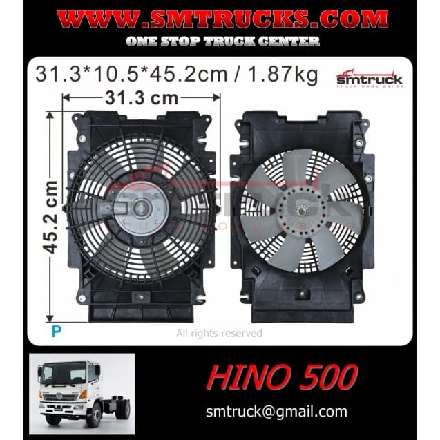 HNM03 B32 HINO 500 A C FAN ASSY 08 ON